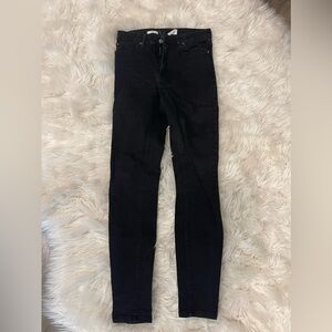 Mango Noa High-rise skinny black jeans size 4
